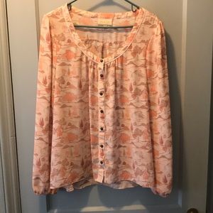 ModCloth Button-Up Blouse